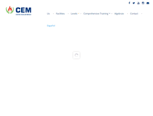 Tablet Screenshot of cem.edu.mx