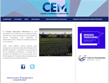 Tablet Screenshot of cem.org.ar